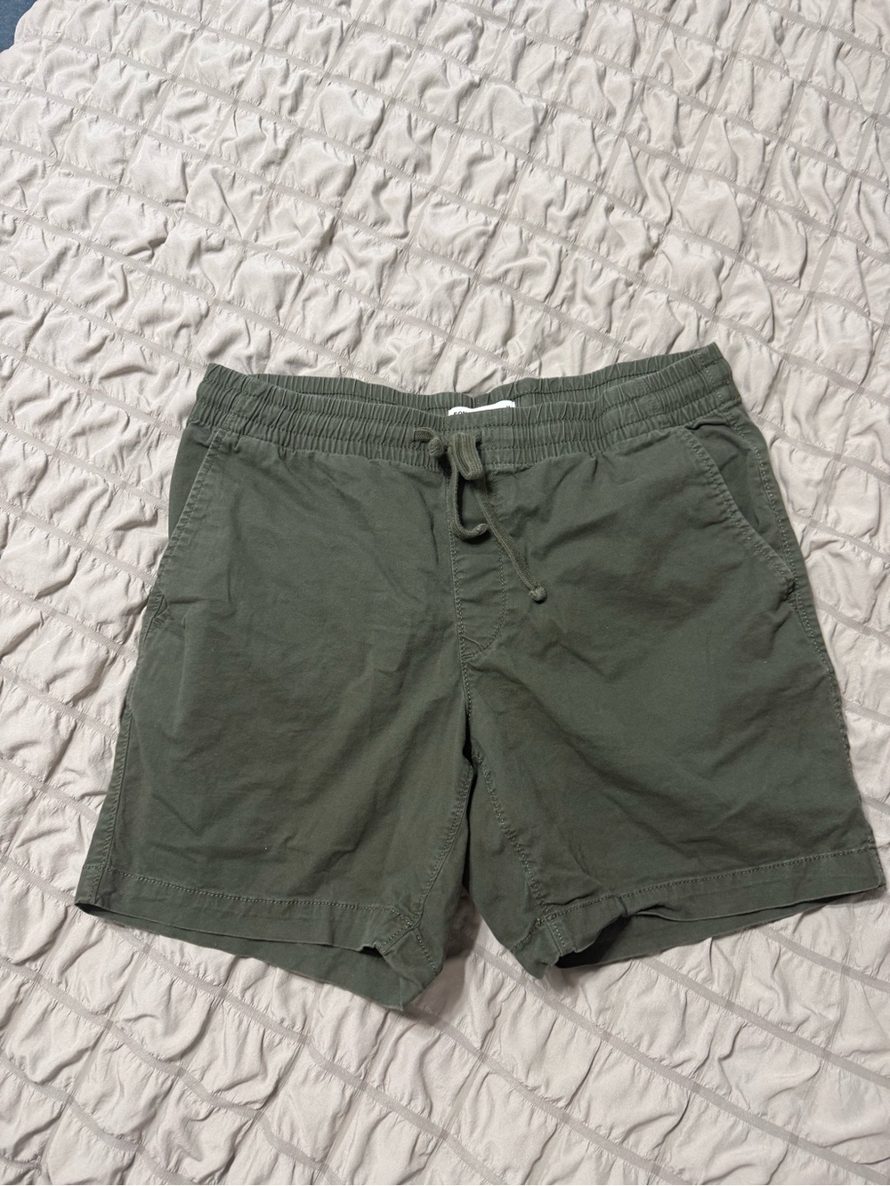 Sonoma Men's Olive Green Drawstring Shorts